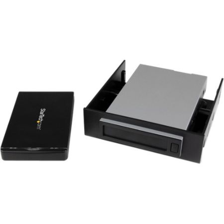 StarTech.com Removable 2.5" SATA Hard Drive Enclosure and Backup System for 3.5/5.25" Bay