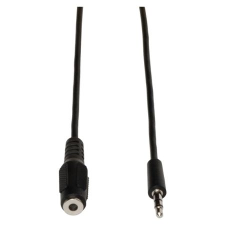 Tripp Lite 3.5mm Mini Stereo Audio Extension Cable for Speakers and Headphones