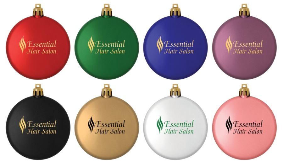 Round Flat Ornament, 4"