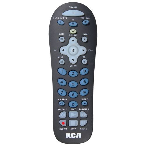 RCA RCRF03BR 3 Device Universal Remote with Flashlight