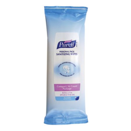 Purell&reg; Sanitizing Wipes, Pack Of 36
