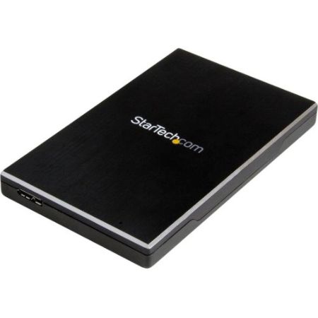 StarTech.com USB 3.1 (10 Gbps) Enclosure for 2.5" SATA Drives - Ultra-fast, Portable Single-Drive Enclosure for SSD/HDD - Aluminum