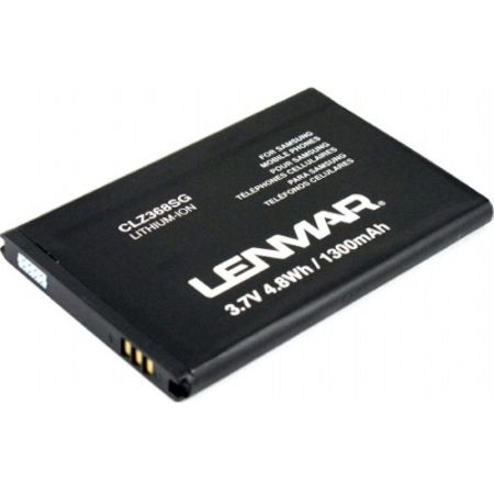 Lenmar&reg; CLZ368SG Lithium-Ion Cellular Phone Battery, 3.7 Volts, 1300 mAh Capacity