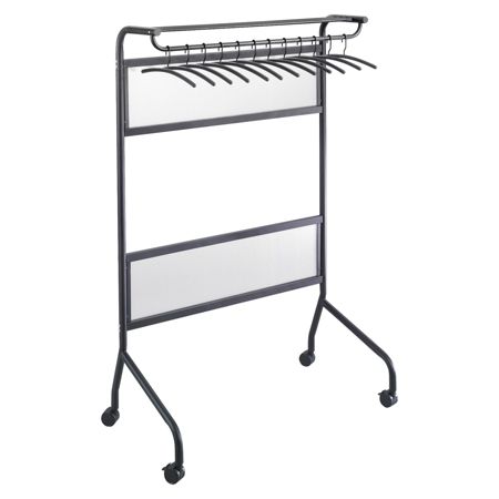 Safco&reg; Impromptu Garment Rack, Black
