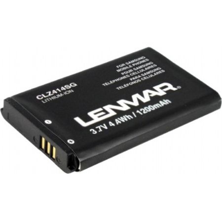 Lenmar&reg; CLZ414SG Lithium-Ion Cellular Phone Battery, 3.7 Volts, 1200 mAh Capacity