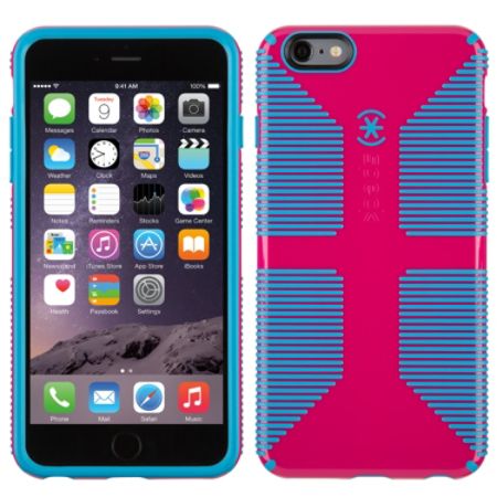 Speck Candyshell Grip for iPhone&reg; 6 Plus, Liptstick Pink/Jay Blue