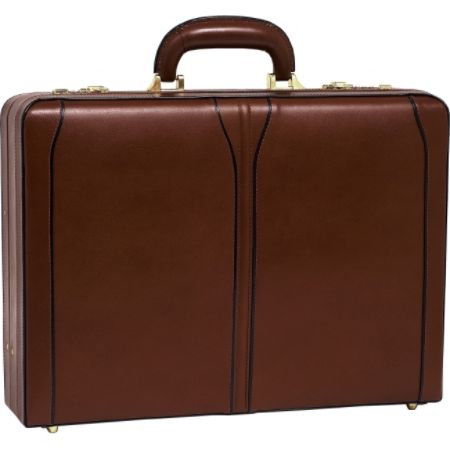 McKleinUSA Turner Leather Attache Case, Brown