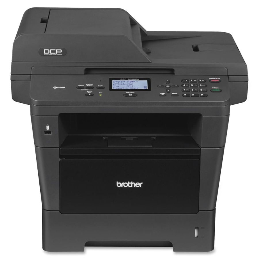 Brother DCP-8150DN Laser Multifunction Printer - Monochrome - Plain Paper Print - Desktop