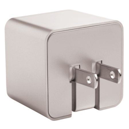 Ativa&trade; USB Dual Port Wall Charger, Silver