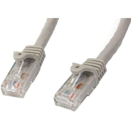 StarTech.com 5 ft Gray Gigabit Snagless RJ45 UTP Cat6 Patch Cable - 5ft Patch Cord