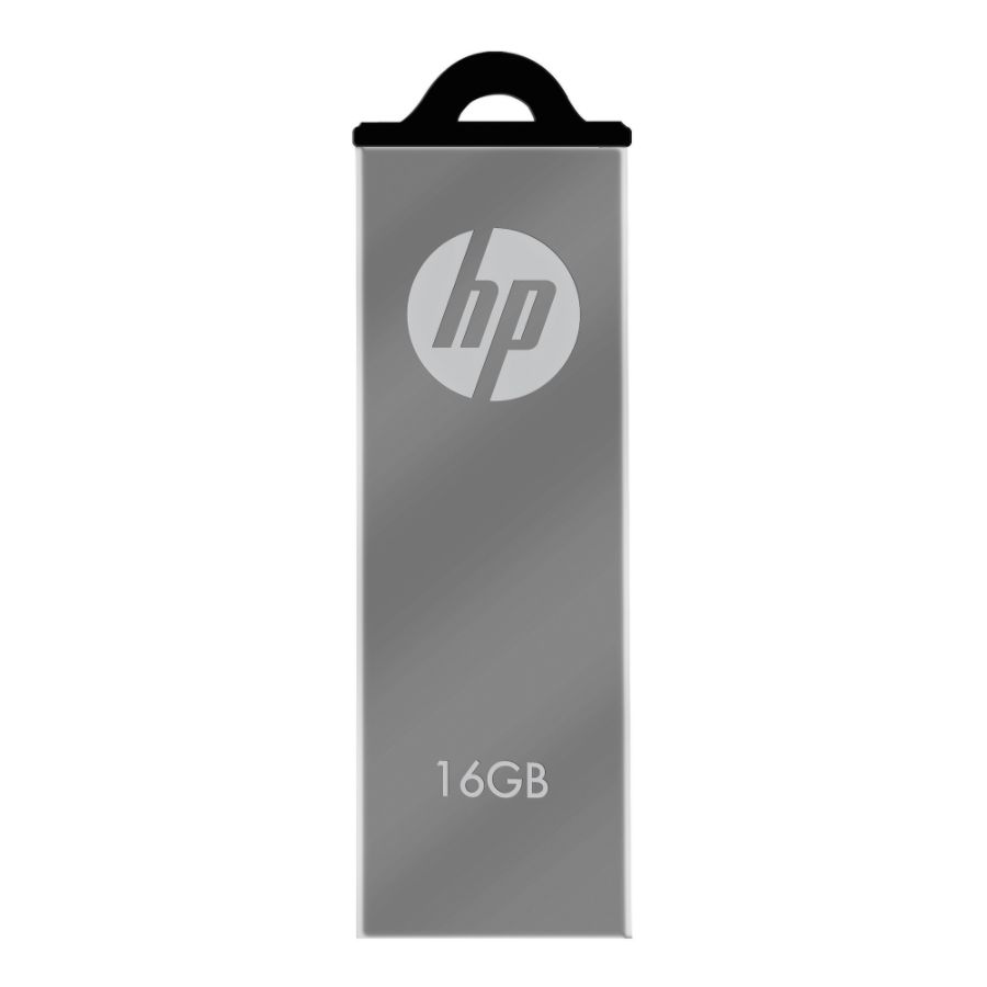HP V220 USB Flash Drive, 16GB, Metallic
