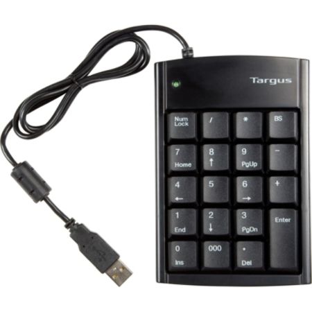 Targus&reg; USB Ultra Mini Keypad, Gray