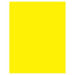 Office Depot&reg; Brand Poster Boards, 22" x 28", Yellow, Pack Of 5