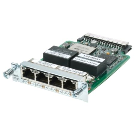 Cisco 4 Port Clear Channel T1/E1 High Speed WAN Interface Card