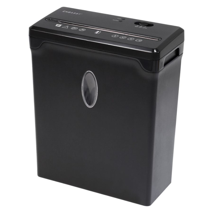 Embassy LX60B 6-Sheet Cross-Cut Shredder