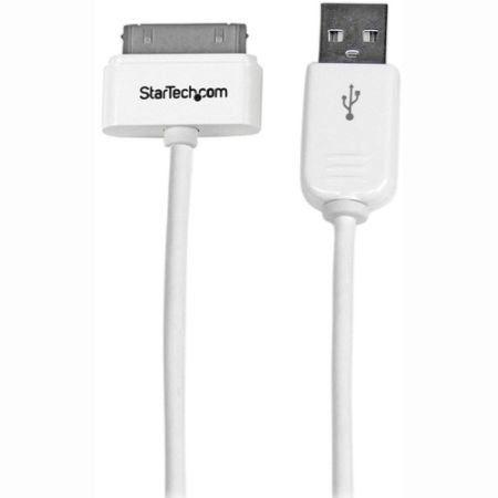 StarTech.com 0.3m (11in) Short Apple? 30-pin Dock Connector to USB Cable for iPhone / iPod / iPad with Stepped Connector