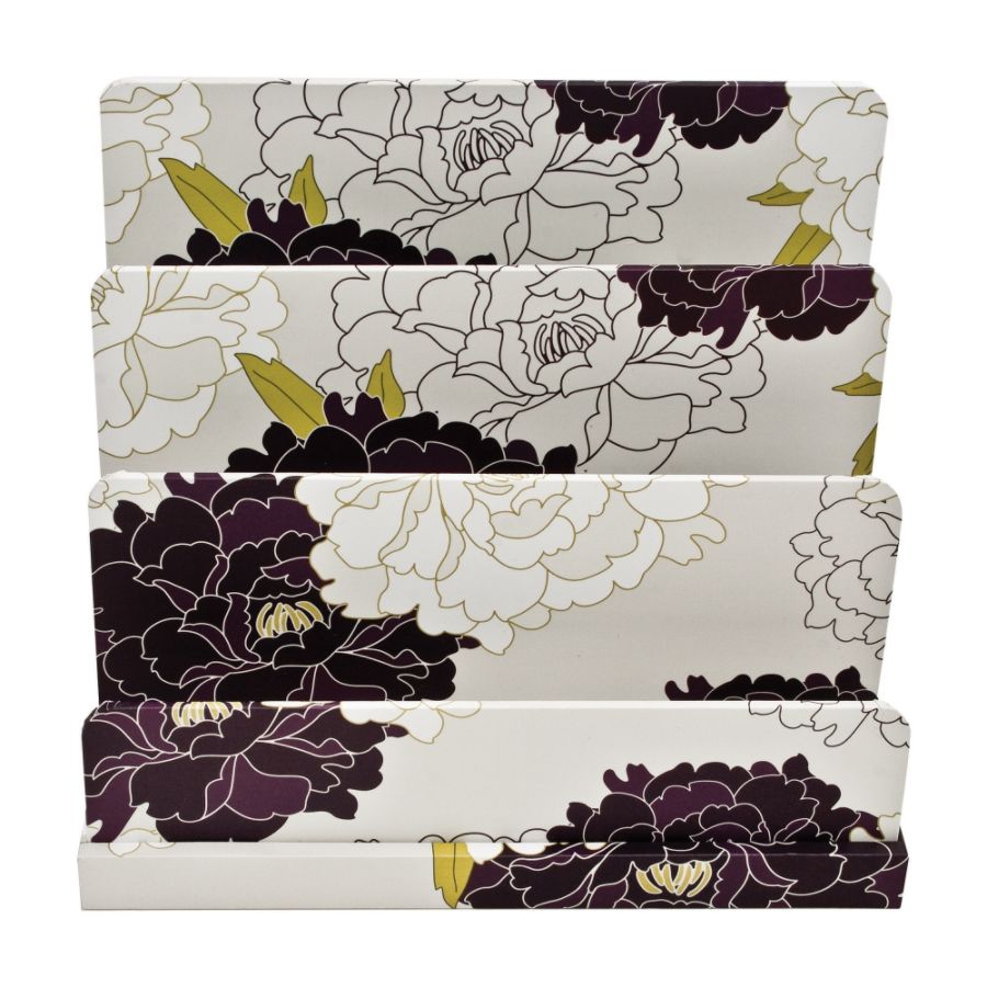 See Jane Work Paperboard Letter Sorter, Floral