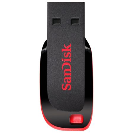 SanDisk 16GB Cruzer Blade SDCZ50-016G-B35 USB 2.0 Flash Drive
