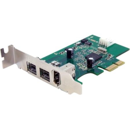 StarTech.com 3 Port 2b 1a Low Profile 1394 PCI Express FireWire Card Adapter