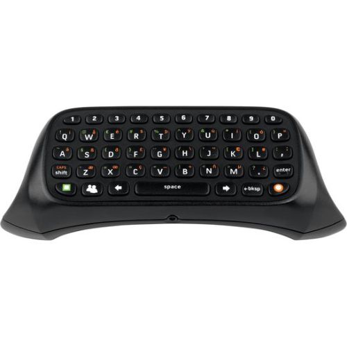 Xbox 360 Black Chatpad Wired Keyboard