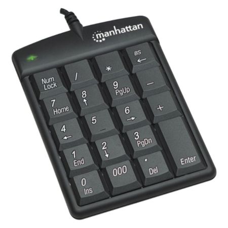 Manhattan USB Numeric Keypad with 19 Full-size keys