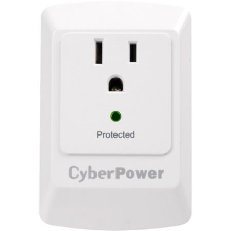 CyberPower CSB100W Essential 1-Outlet Surge Suppressor Wall Tap