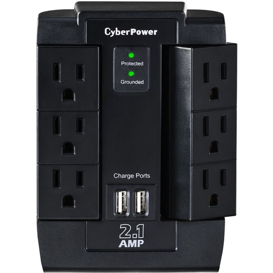 CyberPower CSP600WSU Professional 6 Swivel Outlets