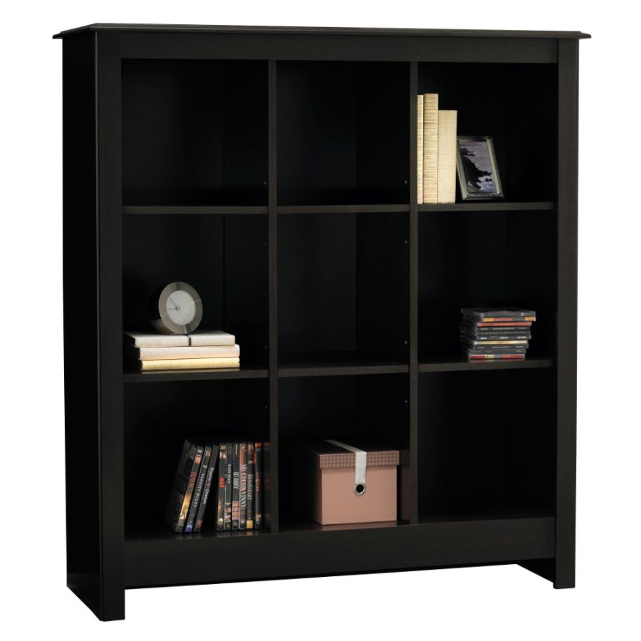 Ameriwood&trade; 9-Cube Storage Cubby, 48 1/4"H x 43 1/2"W x 15 1/2"D, Black Forest