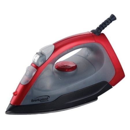 Brentwood (MPI-54) Non-Stick Steam/Dry, Spray Iron in Red