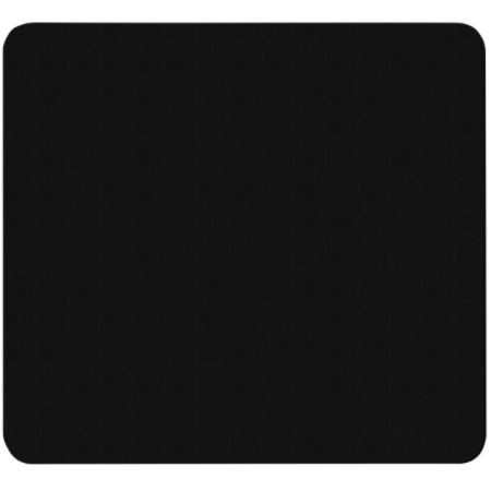 Allsop&reg; Soft Cloth Mouse Pad, 8" x 8.75", Black