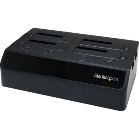 StarTech.com 4 Bay eSATA USB 3.0 to SATA Hard Drive Docking Station for 2.5/3.5 HDD