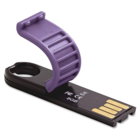 Verbatim 8GB Micro Plus USB Flash Drive - Violet