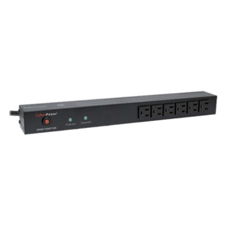 CyberPower Rackbar Surge Suppressor RM 1U RKBS15S6F12R 15A 18-Outlet