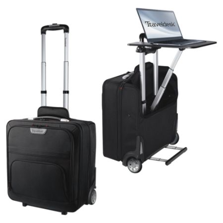 Bond Street Traveldesk Mobile Work Station, Black
