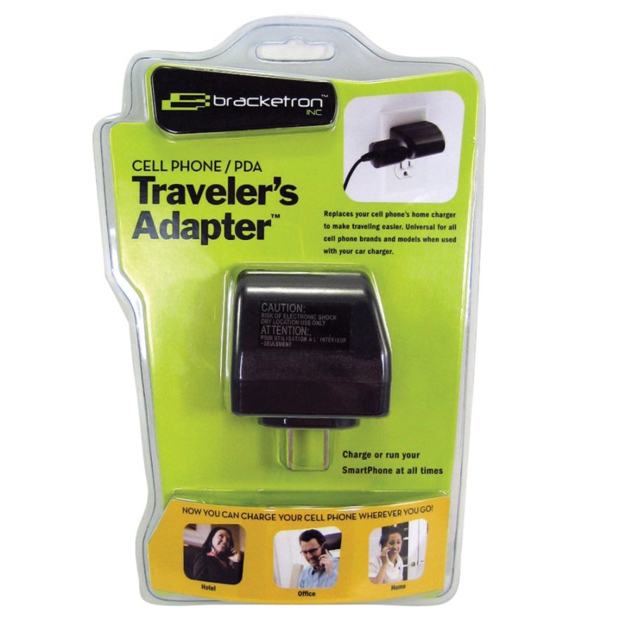 Bracketron&trade; 12V Cigarette Lighter To AC Wall Outlet Adapter