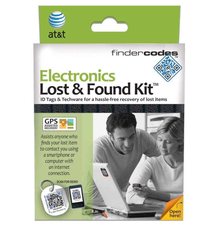 FinderCodes&trade; Electronics Lost & Found Kit