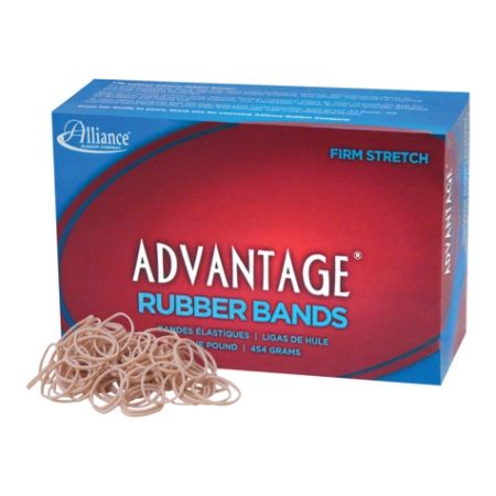 Alliance&reg; Advantage Rubber Bands, Size 10, 1 1/4" x 1/16", Natural, Box Of 3700