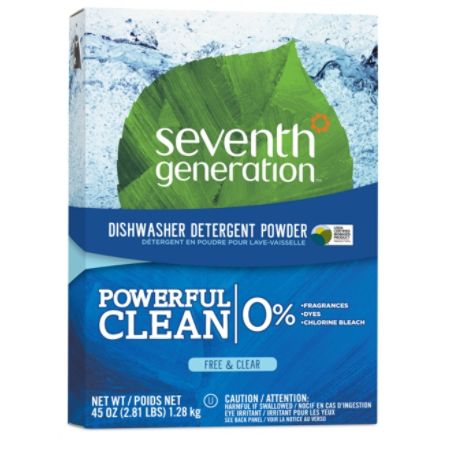 Seventh Generation&reg; Free & Clear Automatic Dishwasher Powder, 45 Oz.