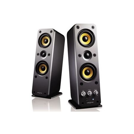 Creative GigaWorks II Series T40 2.0 Speaker System - 32 W RMS - Glossy Black