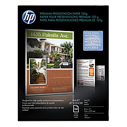matte hp premium presentation paper lb sheets pack officemax