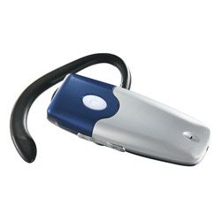 PBH-8W Bluetooth&reg; Wireless Phone Earloop Headset, Blue/Silver