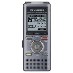 Olympus&reg; WS-822 GMT Digital Recorder, 6.1" x 5.1" x 1.7", Gunmetal