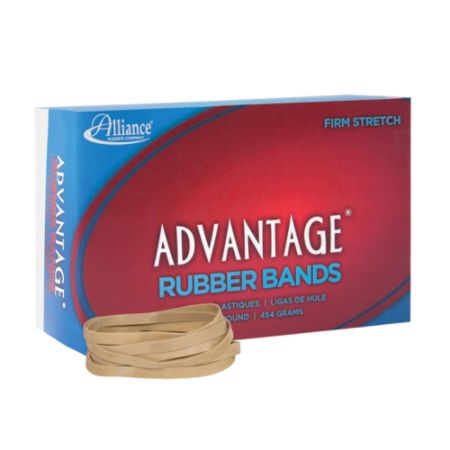 Alliance&reg; Rubber Advantage&reg; Rubber Bands In 1-Lb Box, #64, 3 1/2" x 1/4", Box Of 320