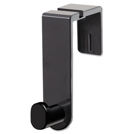 Safco&reg; Coat Hook, 4"H x 1 3/4"W x 5 1/4"D, Black