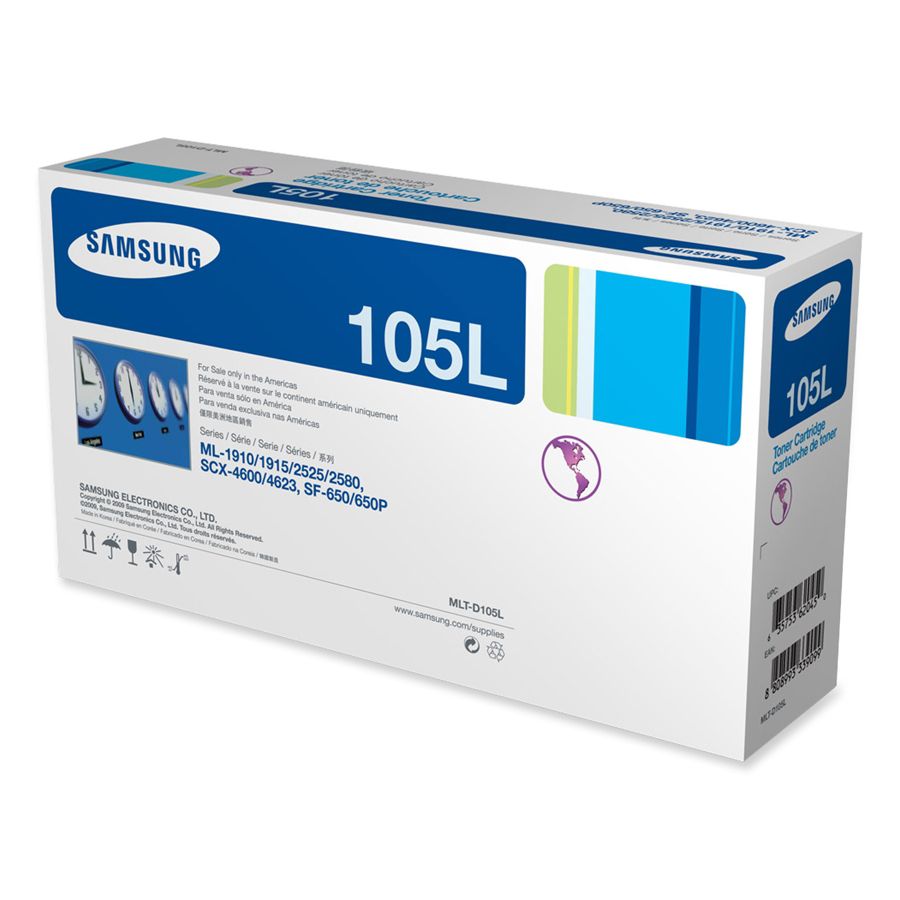 Samsung MLT-D105L High-Yield Black Toner Cartridge