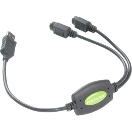 IOGear&reg; USB To PS/2 Converter Cable, 16.5", GUC10KM