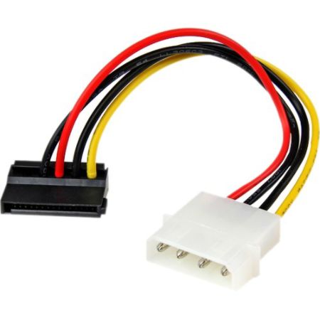 StarTech.com 6in 4 Pin Molex to Left Angle SATA Power Cable Adapter
