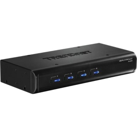 TRENDnet 4-Port USB/PS/2 KVM Switch Kit w/Audio