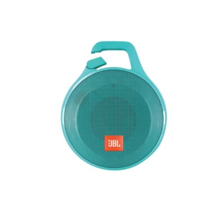 JBL Clip+ Splashproof Bluetooth&reg; Speaker, 4.21"H x 3.46"W x 1.65"D, Teal
