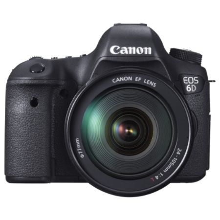 Canon EOS 6D 20.2 Megapixel Digital SLR Camera with Lens - 24 mm - 105 mm
